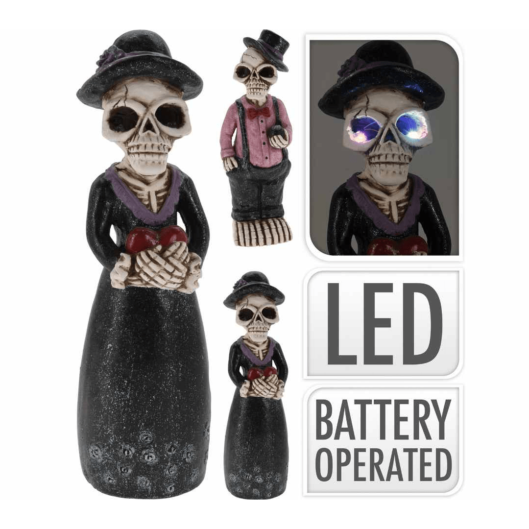 Alpha 55 Halloween Squelette avec lumière 48 cm (choix aléatoire)