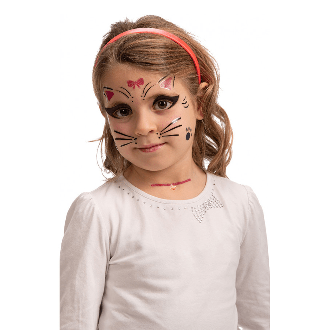 Alpha 55 Halloween sticker visage Chat