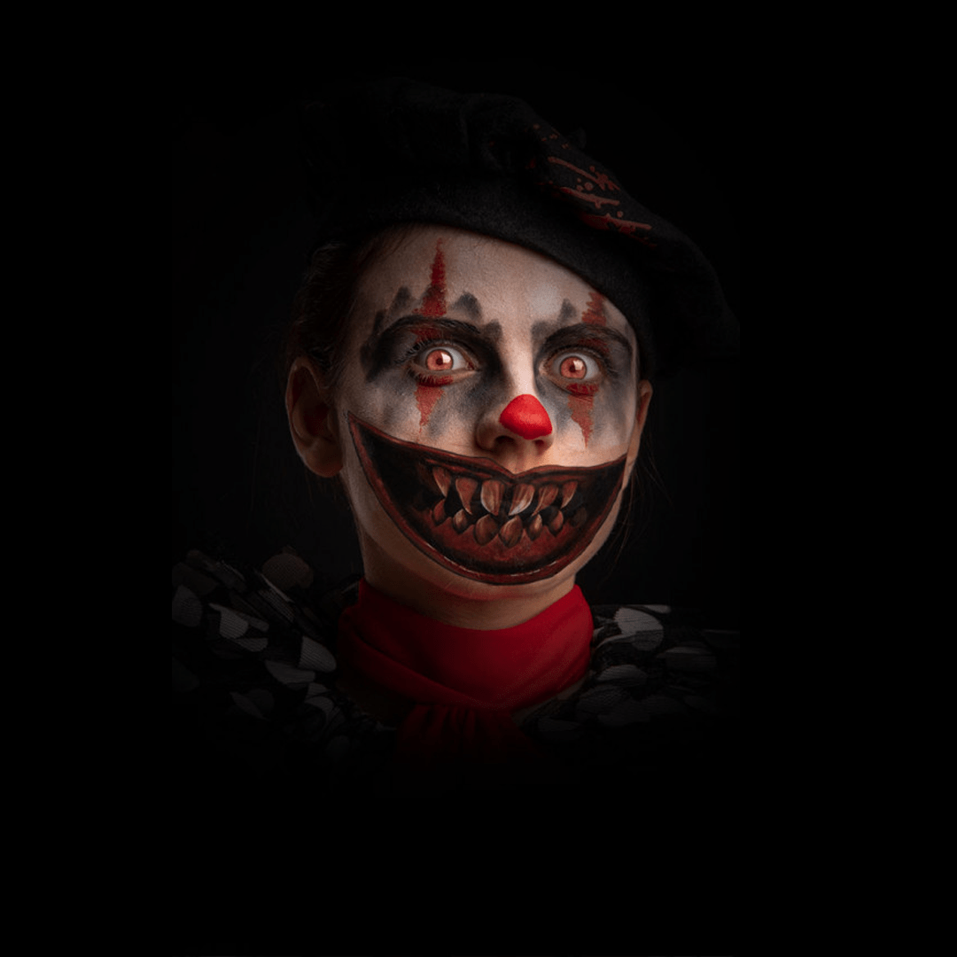 Alpha 55 Halloween tatoo visage bouche Clown
