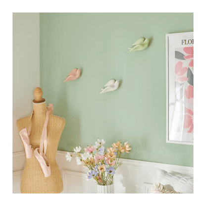 Alpha 55 Hirondelle déco Fleur de Rose en céramique