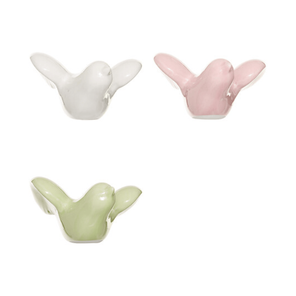 Alpha 55 Hirondelle déco Fleur de Rose en céramique