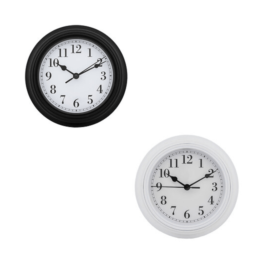 Alpha 55 Horloge en plastique mouluré – Classique & légère