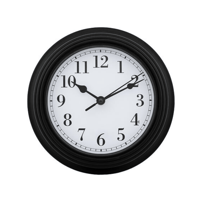 Alpha 55 Horloge en plastique mouluré – Classique & légère