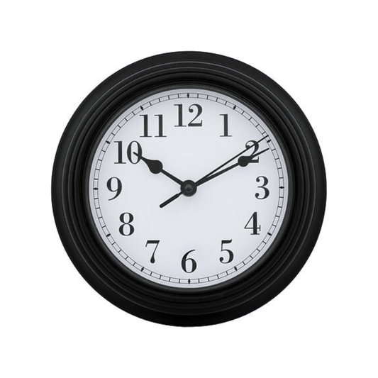 Alpha 55 Horloge en plastique mouluré – Classique & légère