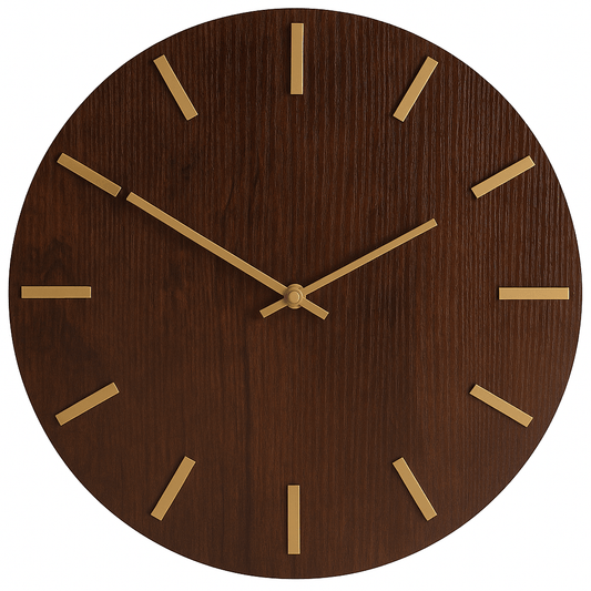 Alpha 55 Horloge murale en bois