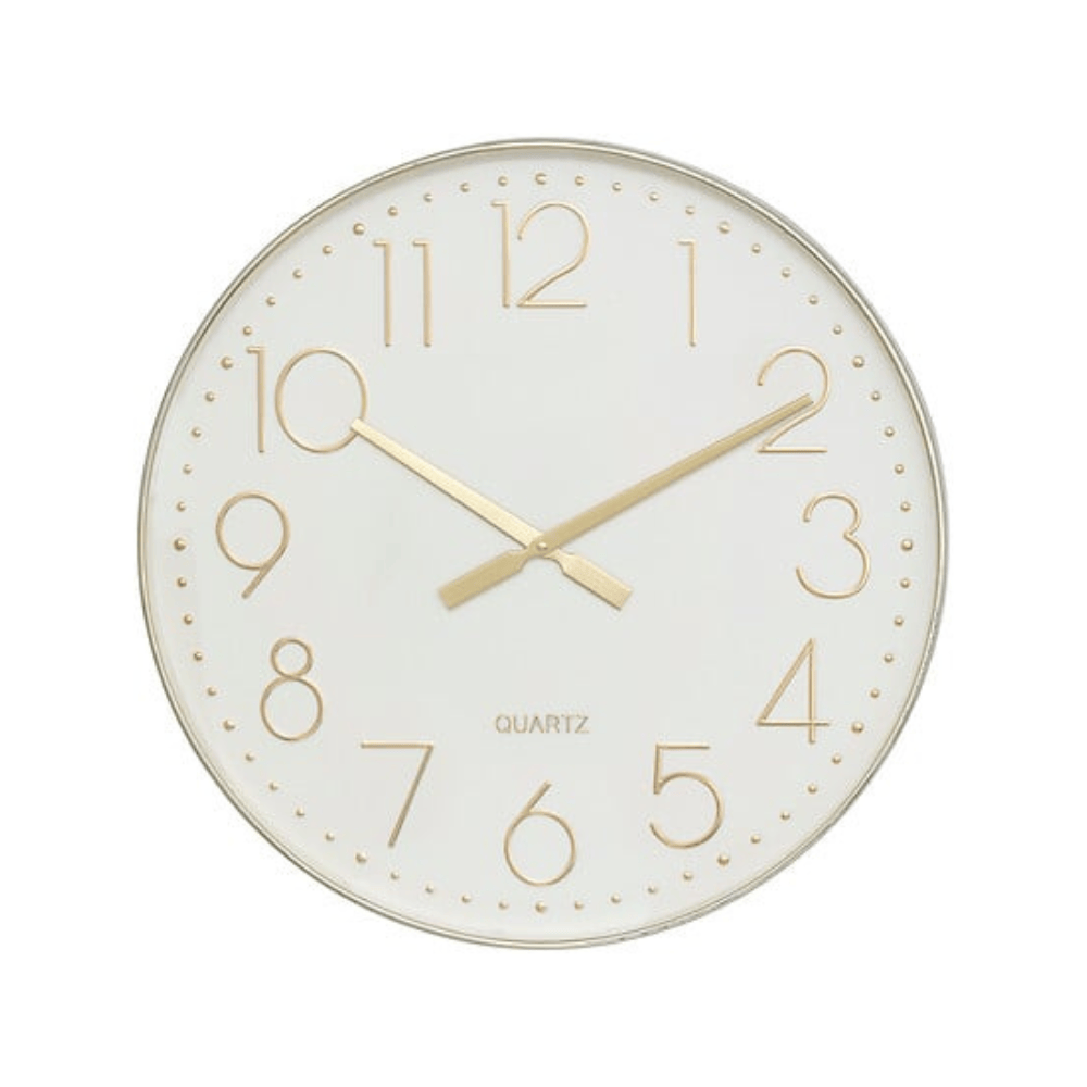 Alpha 55 Horloge Murale Laure 51 cm Dorée