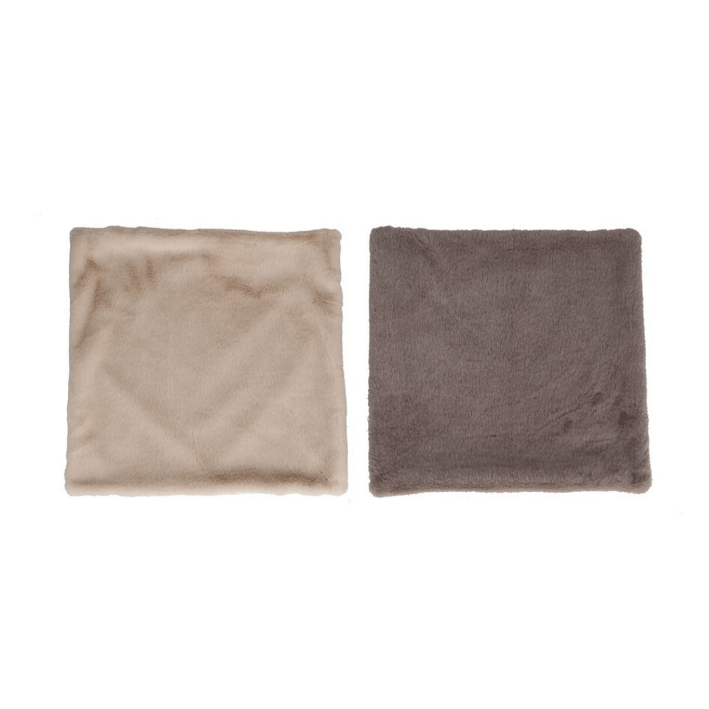 Alpha 55 Housse de coussin en fourrure – Douceur & élégance