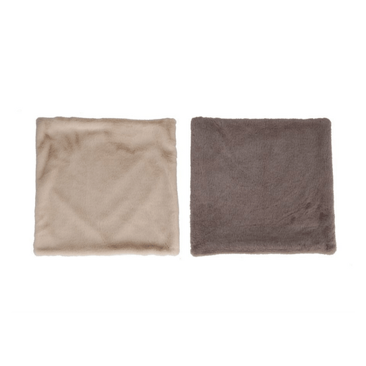 Alpha 55 Housse de coussin en fourrure – Douceur & élégance