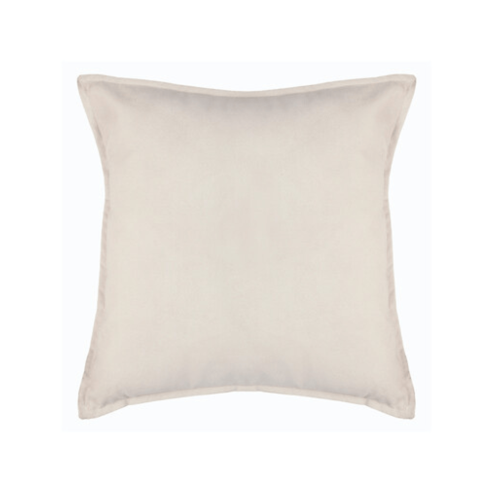 Alpha 55 Ivoire Coussin Effet Velours Doux et Décoratif