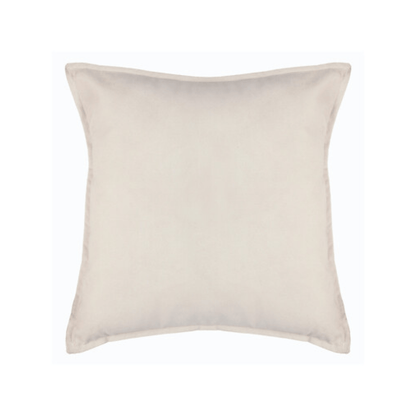 Alpha 55 Ivoire Coussin Effet Velours Doux et Décoratif