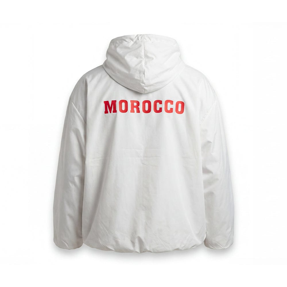 Alpha 55 Jacket à Capuche Maroc Blanc Homme Style Sport