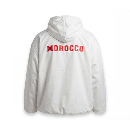 Alpha 55 Jacket à Capuche Maroc Blanc Homme Style Sport
