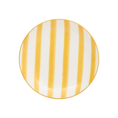Alpha 55 Jaune Assiette à Dessert Charlie – Élégance et Raffinement