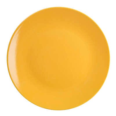 Alpha 55 jaune Assiette plate colorama D26 cm