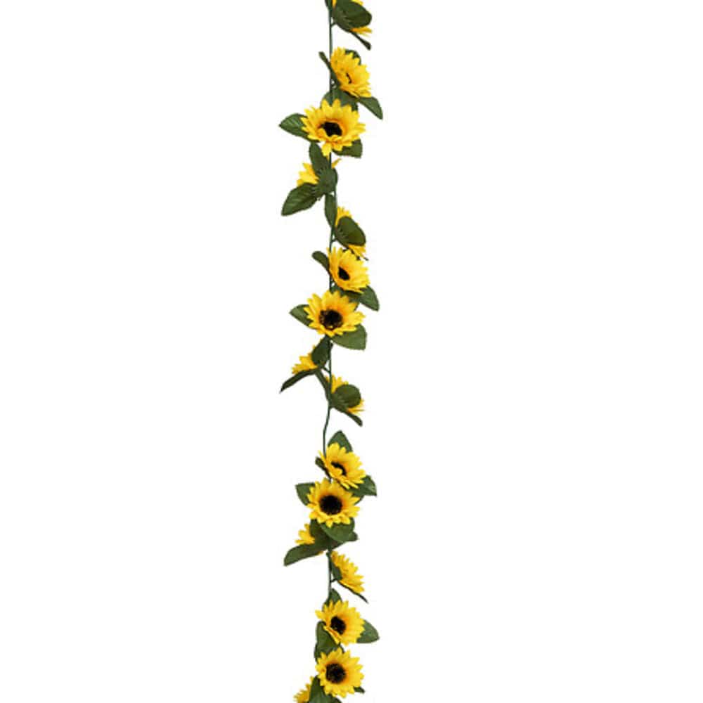Alpha 55 Jaune Guirlande de tournesol artificielle "Naki"