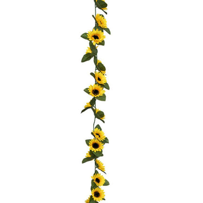 Alpha 55 Jaune Guirlande de tournesol artificielle "Naki"