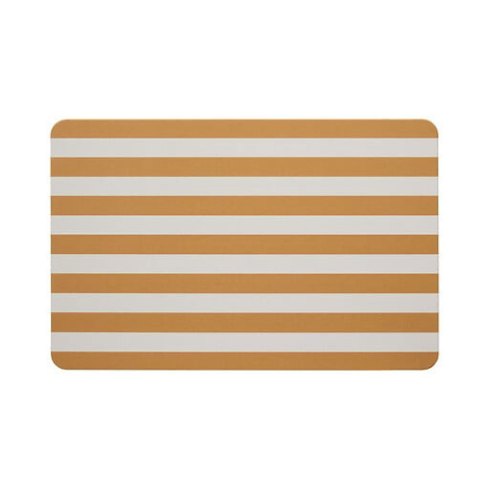 Alpha 55 Jaune Tapis de Bain Strio en Diatomite Absorbant
