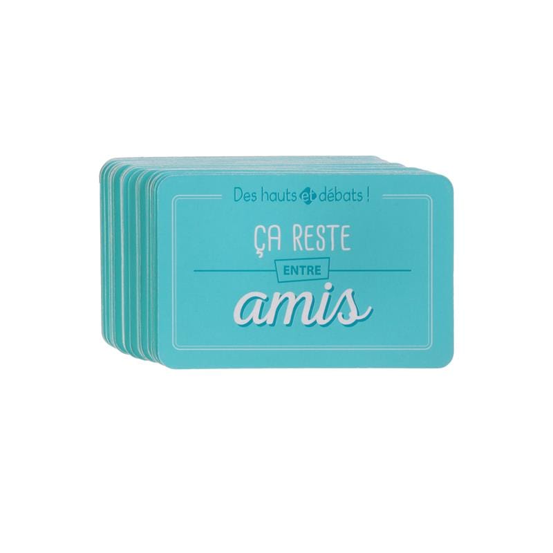 Jeu de 54 cartes Débat "soirée amis" 8 cm