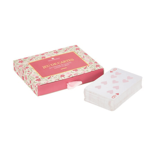 Alpha 55 Jeu de Cartes Fleur de Rose 12,6 x 9,5 cm