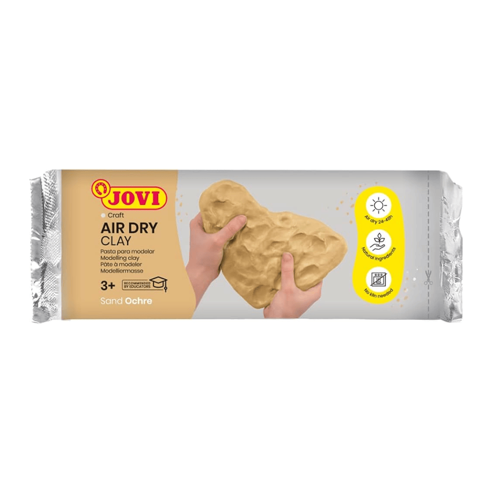 Alpha 55 JOVI Pâte Auto-Durcissante Air-Dry 500 g Ocre