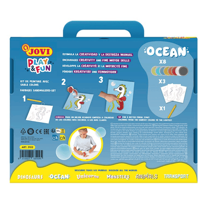 Alpha 55 JOVI Play & Fun Oceana – Kit de Peinture au Sable Multicolore