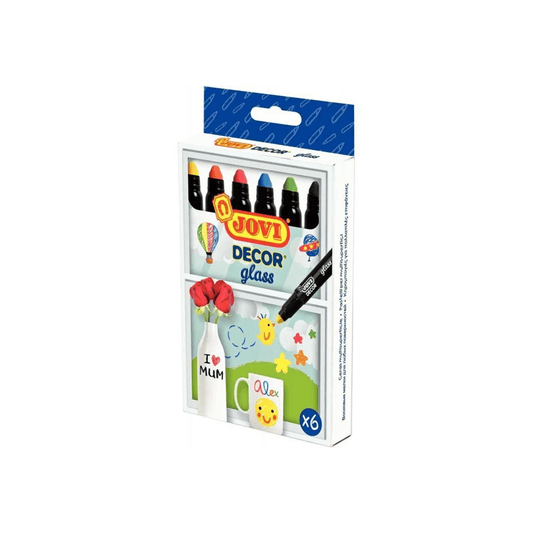 Alpha 55 Jovi set de 6 Craie vitre