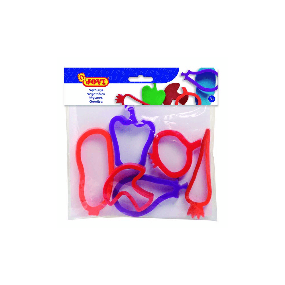 Alpha 55 Jovi set de 6 moules legumes Pate à modeler