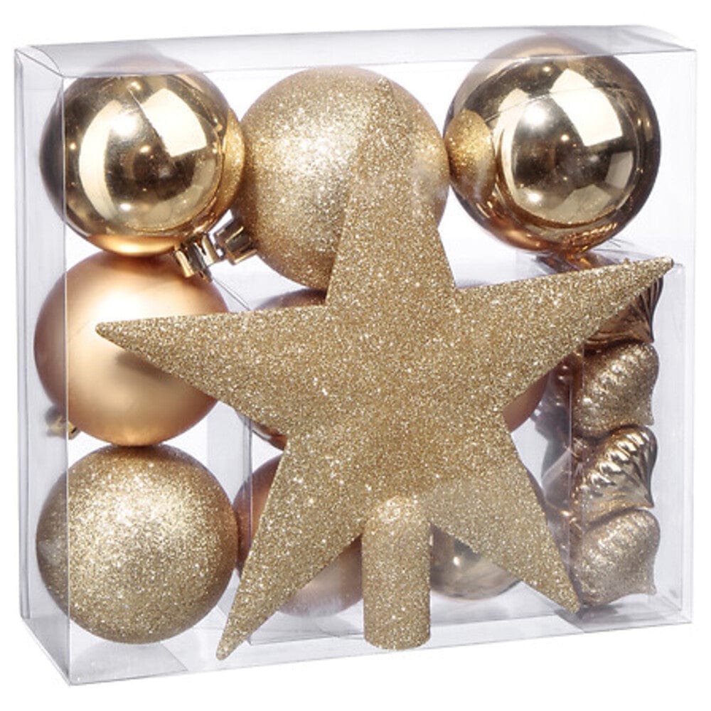 Alpha 55 Kit décorations de sapin 18 pièces – Noël magique Alpha55