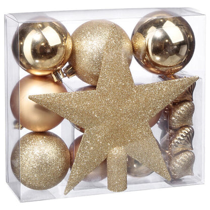 Alpha 55 Kit décorations de sapin 18 pièces – Noël magique Alpha55