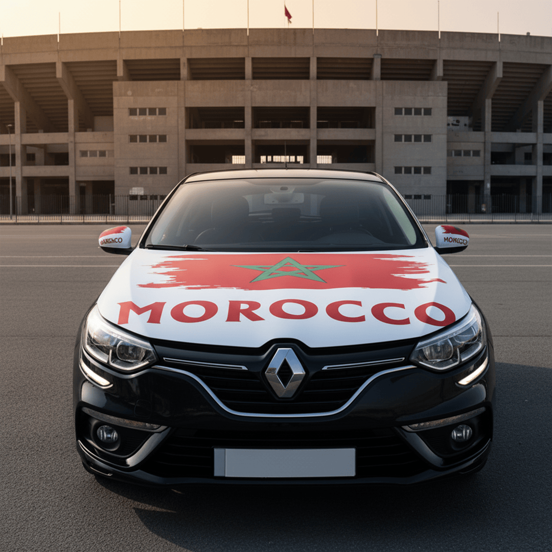 Alpha 55 Kit Maroc Voiture 3 Pièces – Blanc Supporter