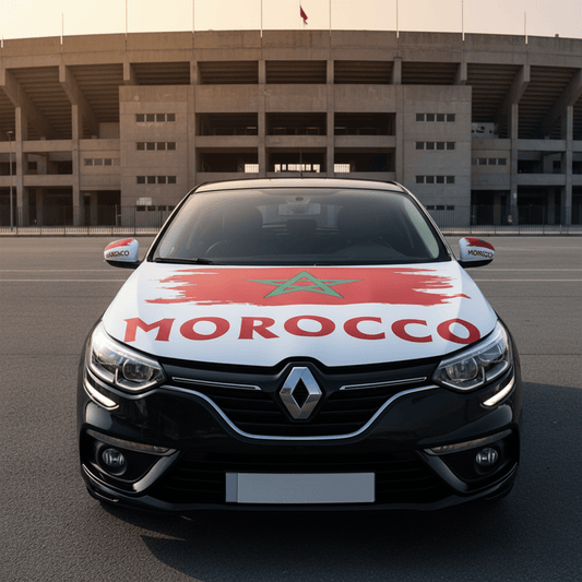 Alpha 55 Kit Maroc Voiture 3 Pièces – Blanc Supporter