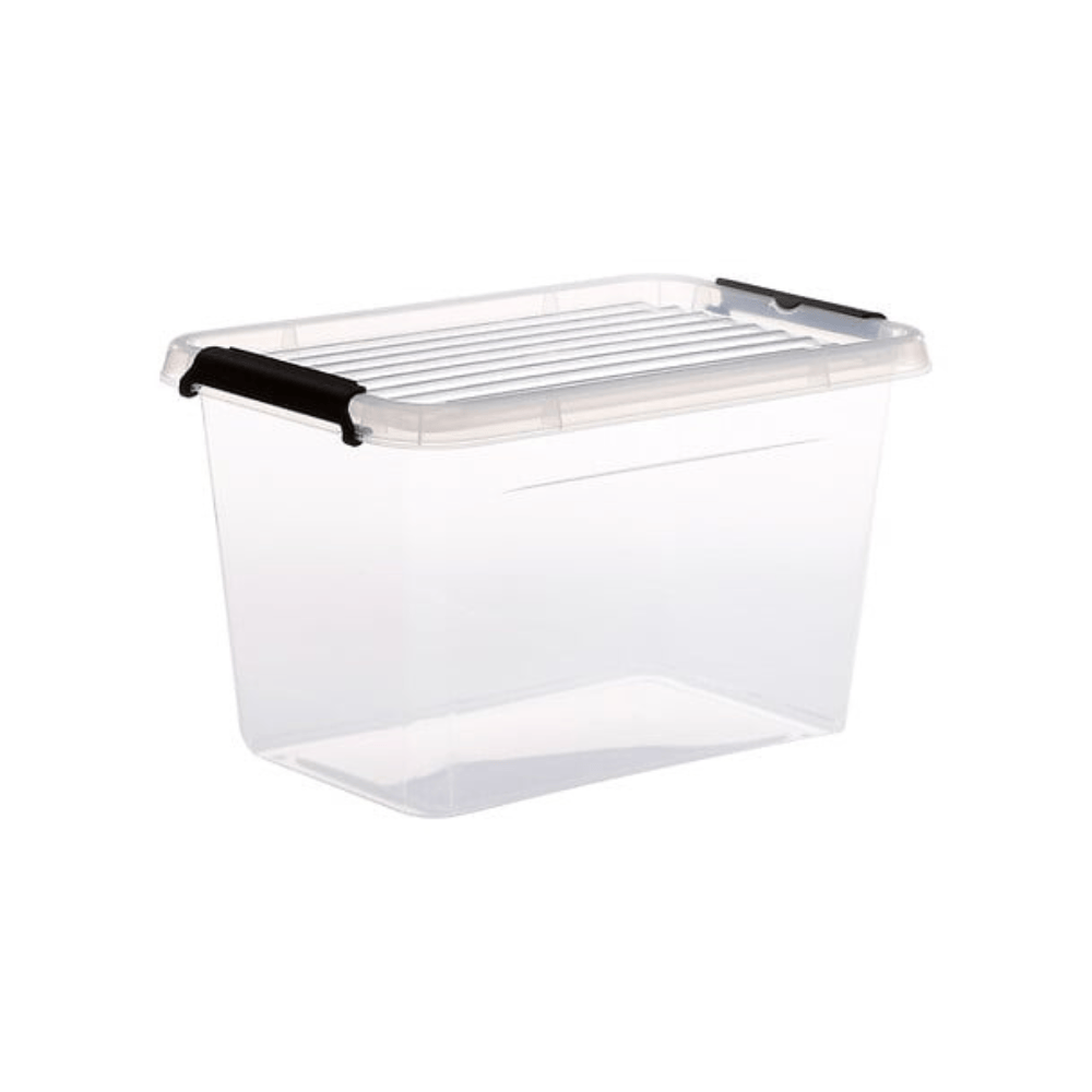 Alpha 55 L. 29.5 x P. 20 x H. 18.5 cm Boîte en Plastique Clip n'Box Hermétique et Pratique
