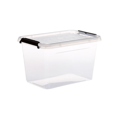 Alpha 55 L. 29.5 x P. 20 x H. 18.5 cm Boîte en Plastique Clip n'Box Hermétique et Pratique