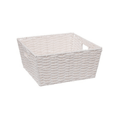 Alpha 55 L. 31 x P. 31 x H. 14 cm Panier de rangement tressé "Costa"