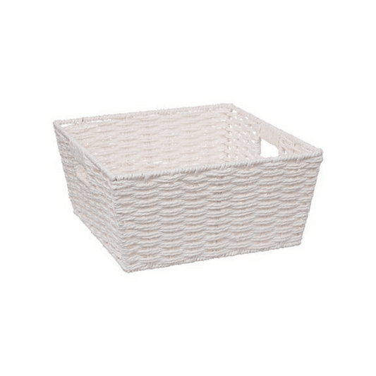 Alpha 55 L. 31 x P. 31 x H. 14 cm Panier de rangement tressé "Costa"