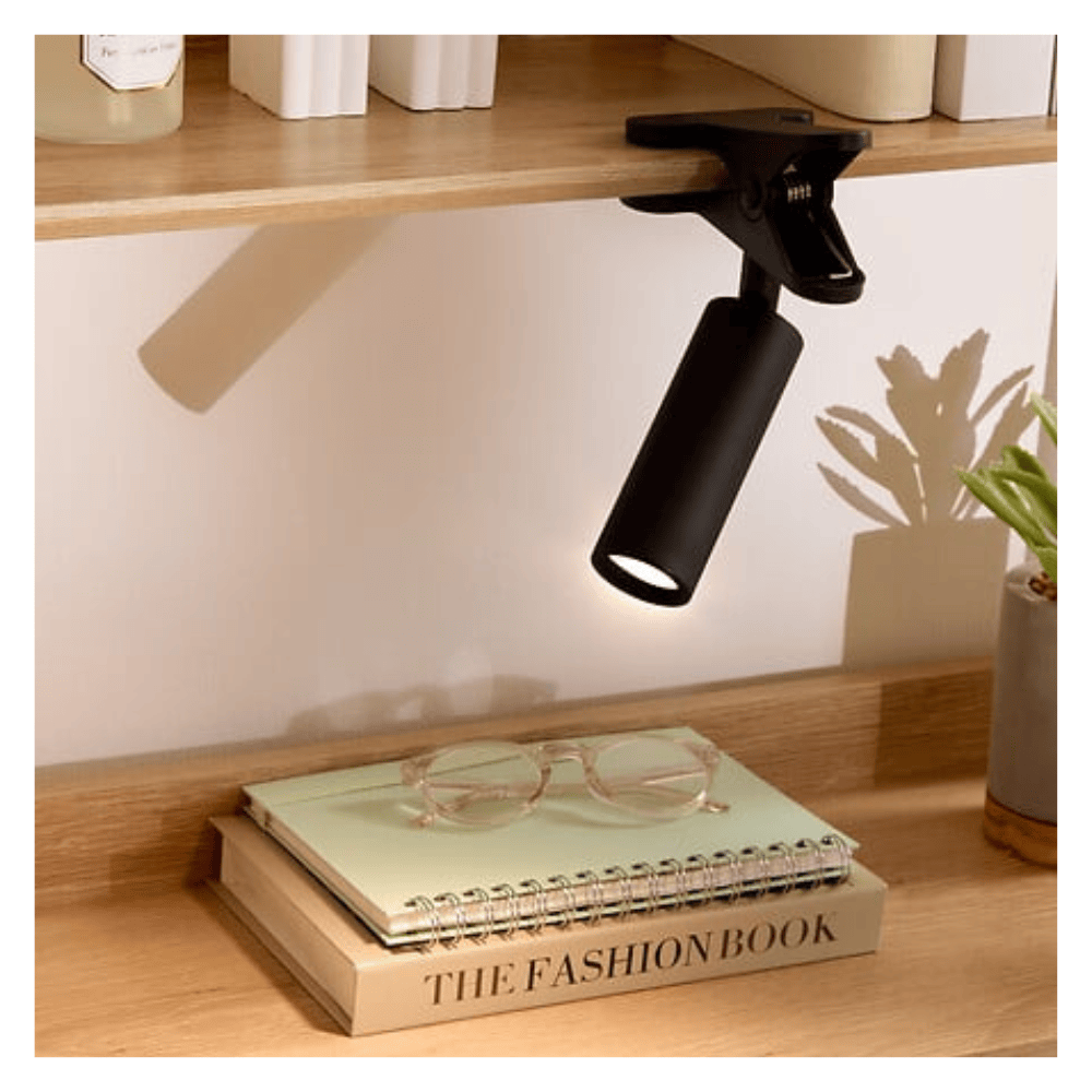 Alpha 55 Lampe LED à Pince USB 20 cm Rechargeable