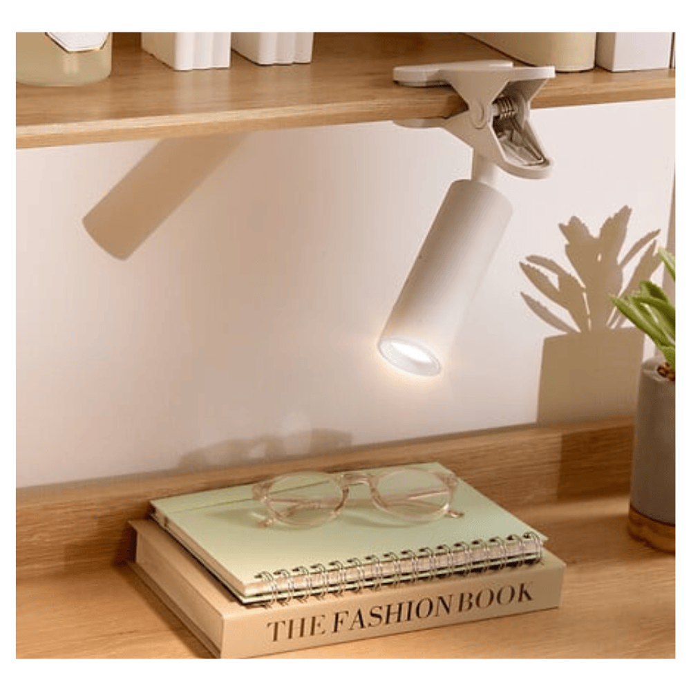 Alpha 55 Lampe LED à Pince USB 20 cm Rechargeable