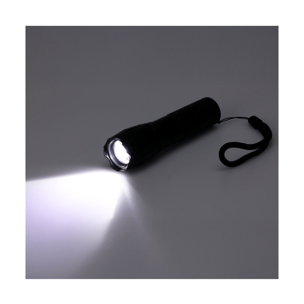 Alpha 55 Lampe Torche à Zoom 1 LED Noire - Éclairage Puissant