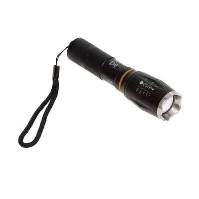 Lampe Torche LED "zoom" 14cm Noir