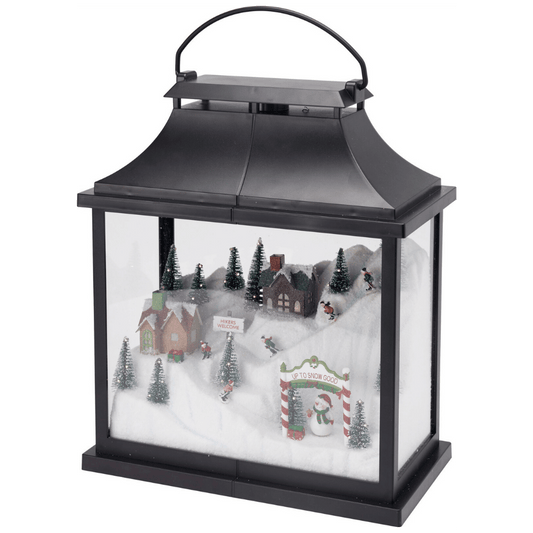 Alpha 55 Lanterne Lumineuse 51 LED avec Scène Ski Mouvement – Noir