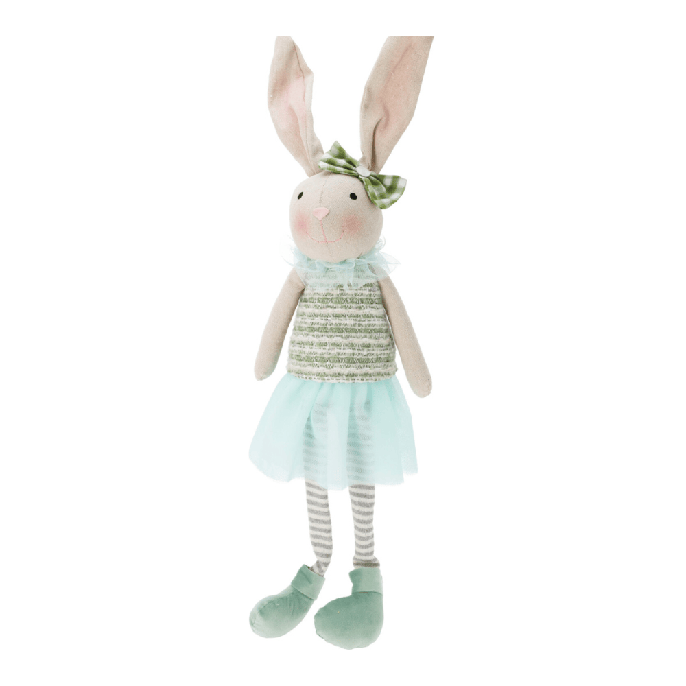 Alpha 55 Lapin assis avec jupe tulle – Déco Pâques
