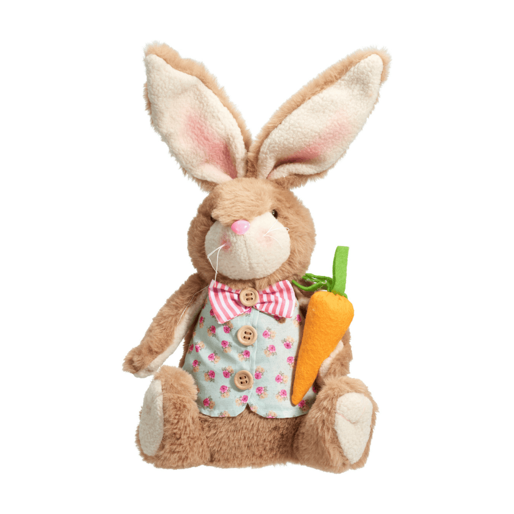 Alpha 55 Lapin assis garçon & fille – Déco Pâques