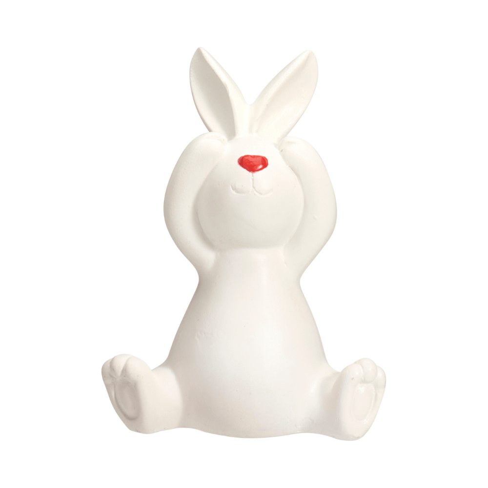 Alpha 55 Lapin assis nez cœur – Décoration Pâques
