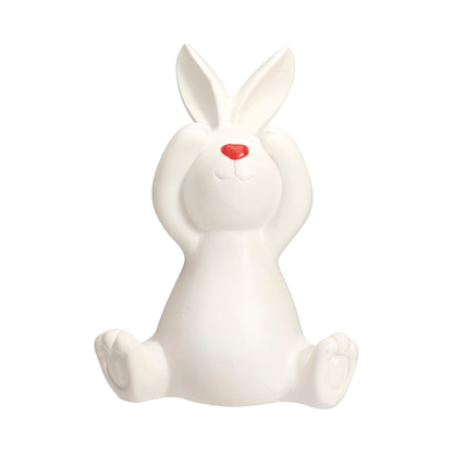 Alpha 55 Lapin assis nez cœur – Décoration Pâques