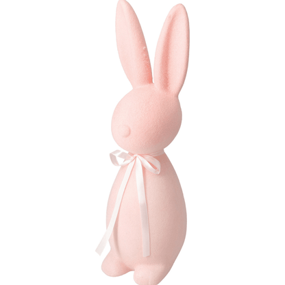 Alpha 55 Lapin debout avec nœud satin – Déco Pâques
