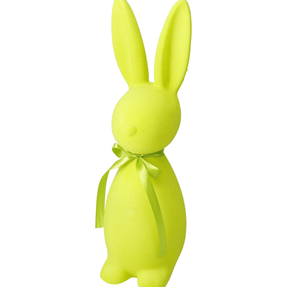 Alpha 55 Lapin debout avec nœud satin – Déco Pâques