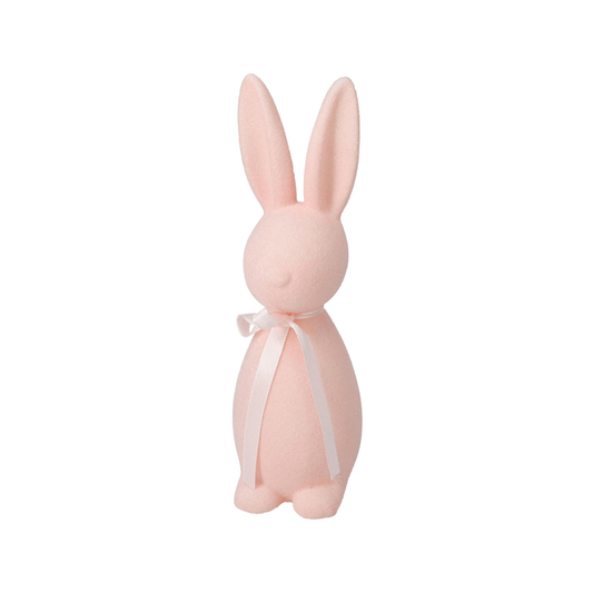 Alpha 55 Lapin debout avec nœud satin – Déco Pâques
