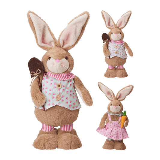 Alpha 55 Lapin debout garçon & fille – Déco Pâques