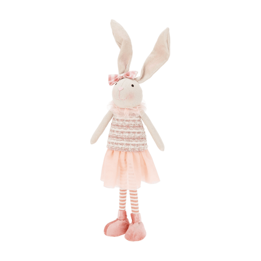 Alpha 55 Lapin debout jupe tulle – Décoration Pâques
