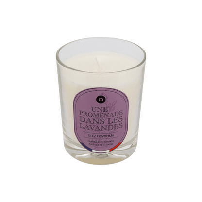 Alpha 55 Lavande Bougie Parfumée Nibi 180 g en Pot Verre Élégant